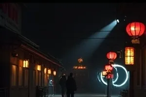 《白鹭渡口》剧照：晨雾笼罩的老渡口与停泊的木船