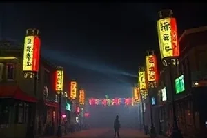 《午夜书报亭》剧照：深夜亮灯的书报亭